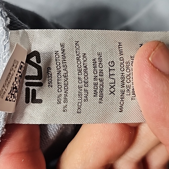 Fila XXL light blue sweater - Picture 6 of 6